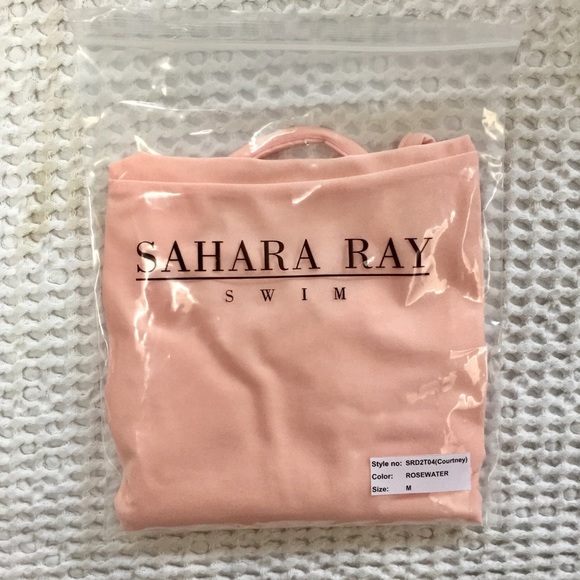 Courtney Top SAHARA RAY SWIM Rosewater. size Small - Picture 2 of 5